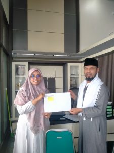 BWI Sumbar serahkan SK Nazhir Mesjid Mahabbatul Qulub baru